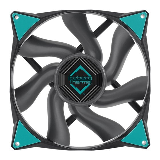 IceGALE Xtra Carcasa del ordenador Ventilador 14 cm Negro 1 pieza(s)