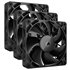 iCUE LINK RX120 Carcasa del ordenador Ventilador 12 cm Negro 3 pieza(s)