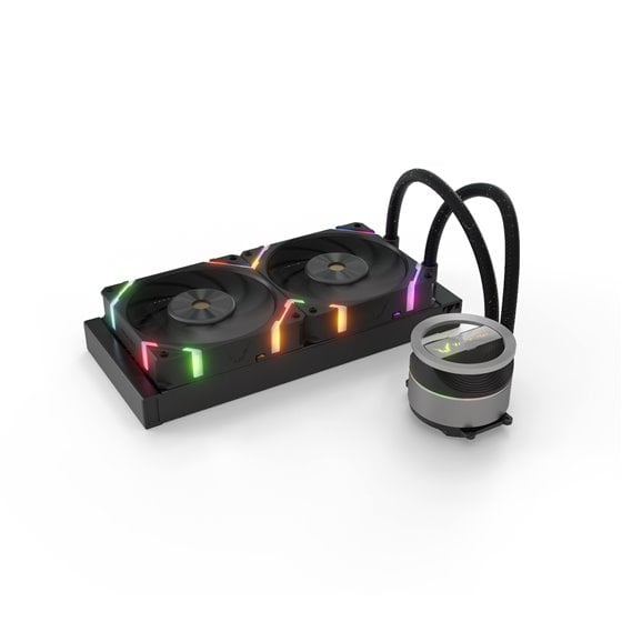 Dragonfang 240 Procesador Sistema de refrigeración líquida todo en uno 24 cm Negro