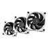THICC FP12 Procesador Ventilador 12 cm Negro, Blanco 3 pieza(s)