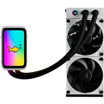 THICC Q60 Procesador Kit de refrigeración líquida 12 cm Negro, Blanco 2 pieza(s)