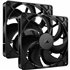 RS140 Carcasa del ordenador Ventilador 14 cm Negro 2 pieza(s)