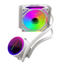 XWC-120W sistema de refrigeración para ordenador Carcasa del ordenador Sistema de refrigeración líquida todo en uno 12 cm Blanco
