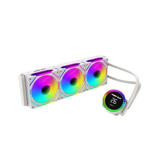 XWC-360 PRO Procesador Kit de refrigeración líquida 12 cm Blanco