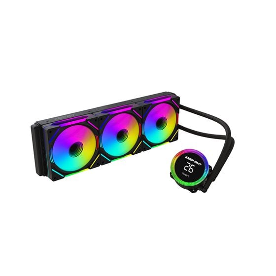 XWC-360 PRO sistema de refrigeración para ordenador Procesador Kit de refrigeración líquida 12 cm Negro