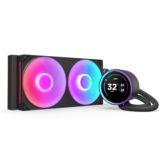 Kraken Elite 280 RGB Procesador Sistema de refrigeración líquida todo en uno 14 cm Negro 1 pieza(s)