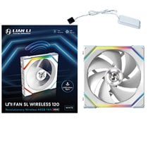 UNI FAN SL Wireless 120 Carcasa del ordenador Ventilador 12 cm Blanco 1 pieza(s)