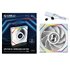 UNI FAN SL Wireless LCD 120 Reverse Blade Carcasa del ordenador Ventilador 12 cm Blanco 1 pieza(s)