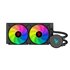 VELOX 240 mm Carcasa del ordenador Kit de refrigeración líquida 12 cm Negro 1 pieza(s)