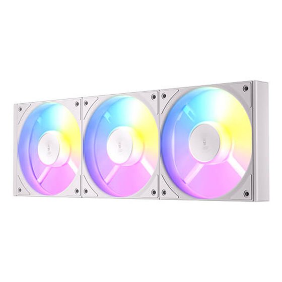 C120R ARGB White_3PK Carcasa del ordenador Ventilador 12 cm Blanco 3 pieza(s)