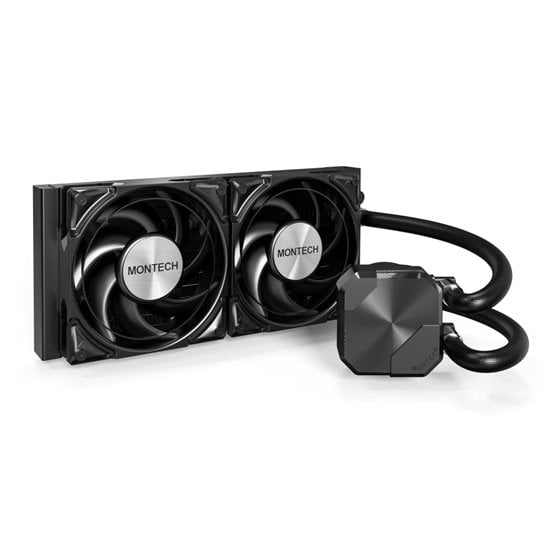 HyperFlow Silent 240 Procesador Sistema de refrigeración líquida todo en uno 12 cm Negro 1 pieza(s)