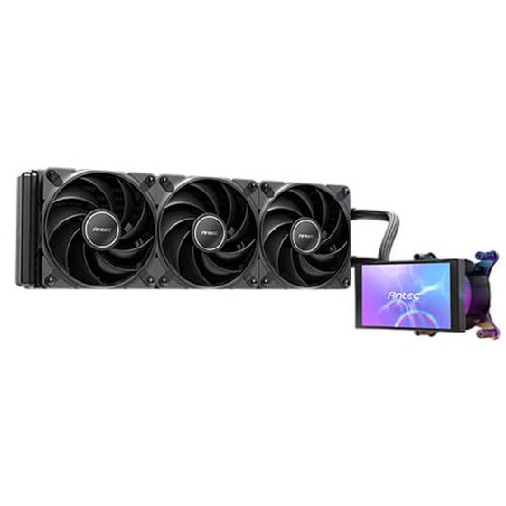 VORTEX VIEW 360 Procesador Sistema de refrigeración líquida todo en uno 12 cm Negro 1 pieza(s)