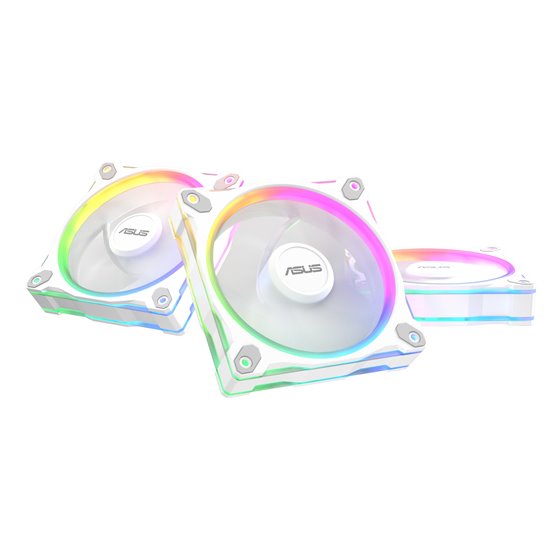 Prime MR120 Fan ARGB White 3in1 Carcasa del ordenador Ventilador 12 cm Blanco