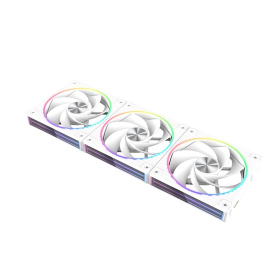 ZM-DF120R A3 Placa base Ventilador 12,4 cm Blanco 1 pieza(s)