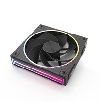 ZM-DF120R Placa base Ventilador 12,4 cm Negro 1 pieza(s)