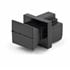 Paquete de 100 Cubiertas Guardapolvos RJ45 - Tapas de Cubierta Reusables RJ45 - Protector Bloqueador de Puerto RJ45 - Cubierta P