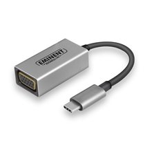 AB7871 Adaptador gráfico USB 1920 x 1080 Pixeles Aluminio, Negro