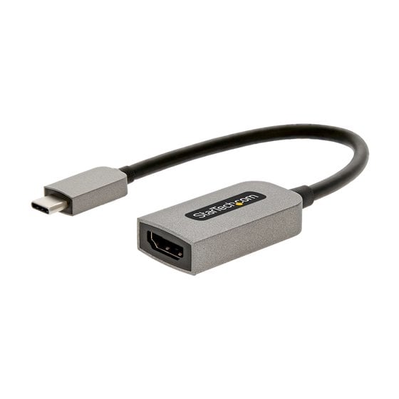Adaptador USB C a HDMI de Vídeo 4K 60Hz - HDR10 - Conversor Tipo Llave USB Tipo C a HDMI 2.0b Dongle - Convertidor USBC con Modo