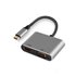 EW9700 Adaptador gráfico USB Negro, Plata