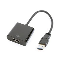 A-USB3-HDMI-02 Adaptador gráfico USB 1920 x 1080 Pixeles Negro