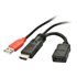 41080 Adaptador gráfico USB Negro, Rojo