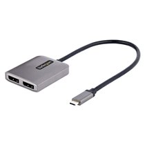 Adaptador USB-C a DisplayPort 1.4 Doble - Hub MST USB C Multi Monitor - Divisor Multiplicador DP Doble 5K 60Hz DP - HDR - con Ca