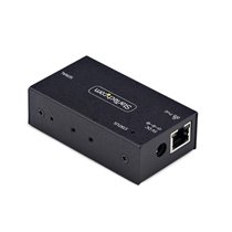 Adaptador Serie a Ethernet - Conversor RJ45 LAN IP a DB9 RS232 - Servidor de Dispositivos Serie Remotos de 1 Puerto PoE 802.3af 