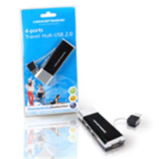 4 port USB 2.0 Travel Hub