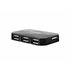 NHU-0647 hub de interfaz USB 2.0 480 Mbit/s Negro