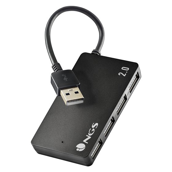 IHUB4 TINY USB 2.0 480 Mbit/s Negro