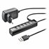 IHUB7 TINY USB 2.0 480 Mbit/s Negro