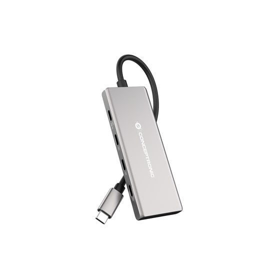 HUBBIES17G hub de interfaz USB 3.2 Gen 2 (3.1 Gen 2) Type-C 10000 Mbit/s Gris