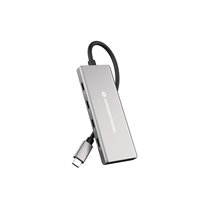 HUBBIES17G hub de interfaz USB 3.2 Gen 2 (3.1 Gen 2) Type-C 10000 Mbit/s Gris