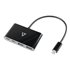 USB-C macho a 2 x USB A hembra, 2 x USB-C concentrador hembra USB 3.2 Gen1 5 Gbps negro