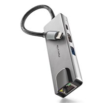NGS-HUB-0140 hub de interfaz USB 2.0 Type-C 5000 Mbit/s Aluminio, Negro