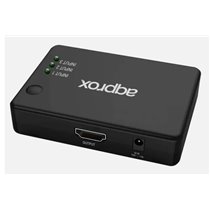 APPC29V4 hub de interfaz 3400 Mbit/s Negro