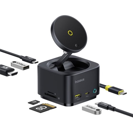 MagPro Series II USB Tipo C 10000 Mbit/s Negro