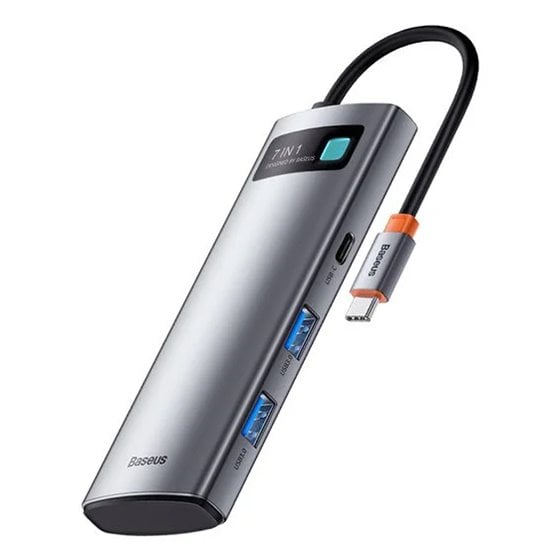 Metal Gleam USB Tipo C 5000 Mbit/s Gris