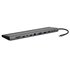 DSMST12V2 hub de interfaz USB Tipo C 5000 Mbit/s Aluminio