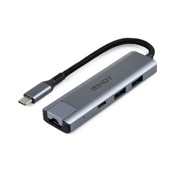 43422 hub de interfaz USB 3.2 Gen 2 (3.1 Gen 2) Type-C 10000 Mbit/s Gris