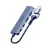 HUB4 LITE USB-C/A 4 PUERTOS 2USB-C Y 2USB-A 3.2 GEN1 ALUMINIO