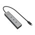 Metal USB-C Charging HUB 5port with USB-C video 8K + Power Delivery 85W