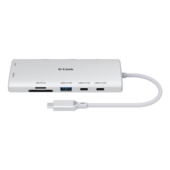 DUP-A01 hub de interfaz USB 3.2 Gen 1 (3.1 Gen 1) Type-C 10000 Mbit/s Blanco
