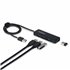 Hub USB-A de 4 Puertos - 5 Gbps - Ladrón USB Alimentado por el Bus USB - Concentrador de 4 Puertos - Plástico PCR - Cable de 61c