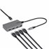 5G4AC-USB-C-HUB hub de interfaz USB 3.2 Gen 1 (3.1 Gen 1) Type-C 5000 Mbit/s Gris