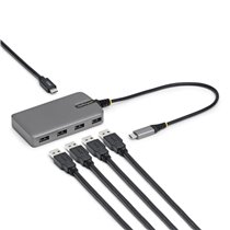 5G4AC-USB-C-HUB hub de interfaz USB 3.2 Gen 1 (3.1 Gen 1) Type-C 5000 Mbit/s Gris