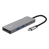26062 hub de interfaz USB Tipo C Gris