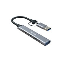 128969 hub de interfaz USB 3.2 Gen 1 (3.1 Gen 1) Type-C 5000 Mbit/s Gris