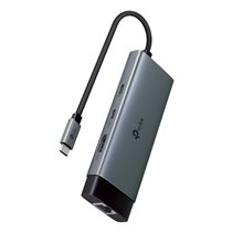 UH6120C hub de interfaz USB Tipo C Gris
