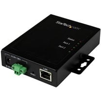 Servidor de Dispositivos Serie a IP de 2 Puertos RS232 - De Metal